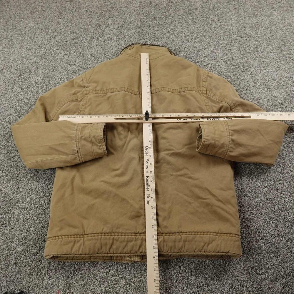 VTG Aeropostale Jacket Mens S Brown‎ Sherpa Faux Fur Lined Adirondack Coat Y2K